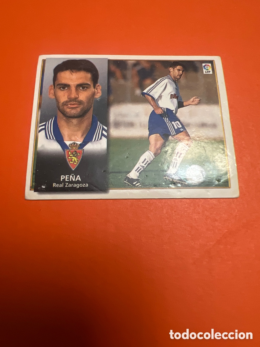 Coleccionismo Cromos antiguos: 98-99 este coloca Pe&ntilde;a