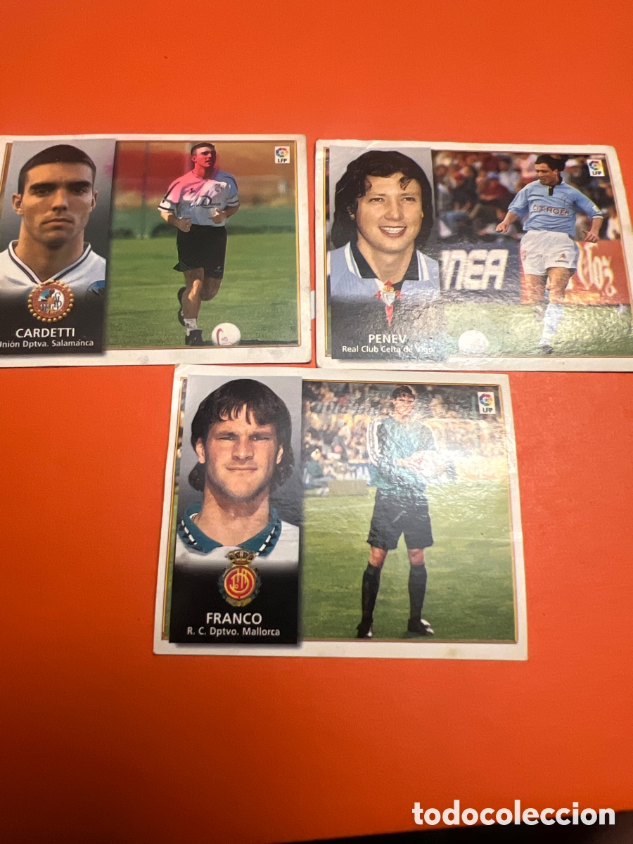 Coleccionismo Cromos antiguos: 98-99 este lote de 3 fichajes 26,29,30