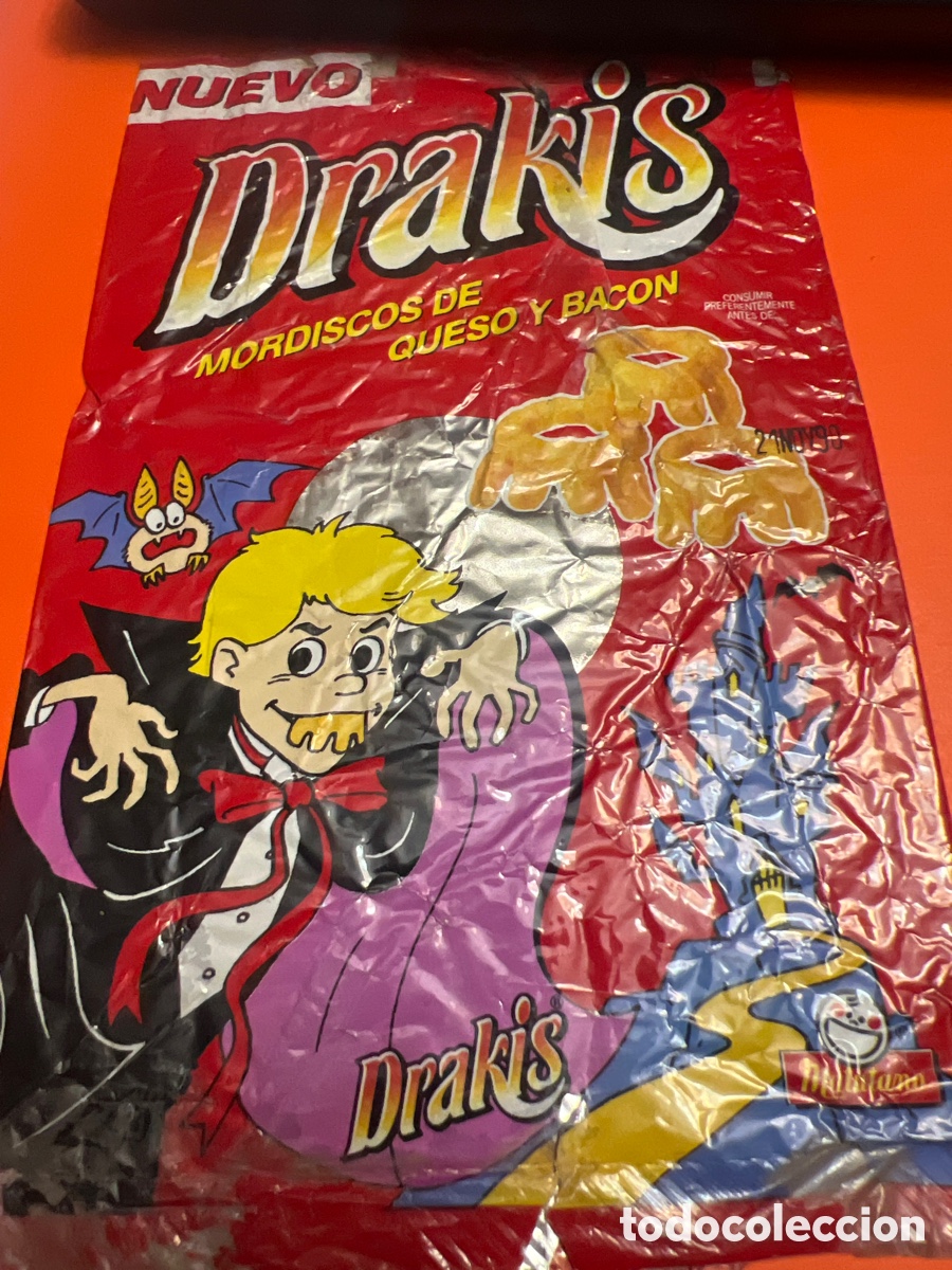 Coleccionismo Cromos antiguos: Matutano envoltorio Drakis a&ntilde;o 90