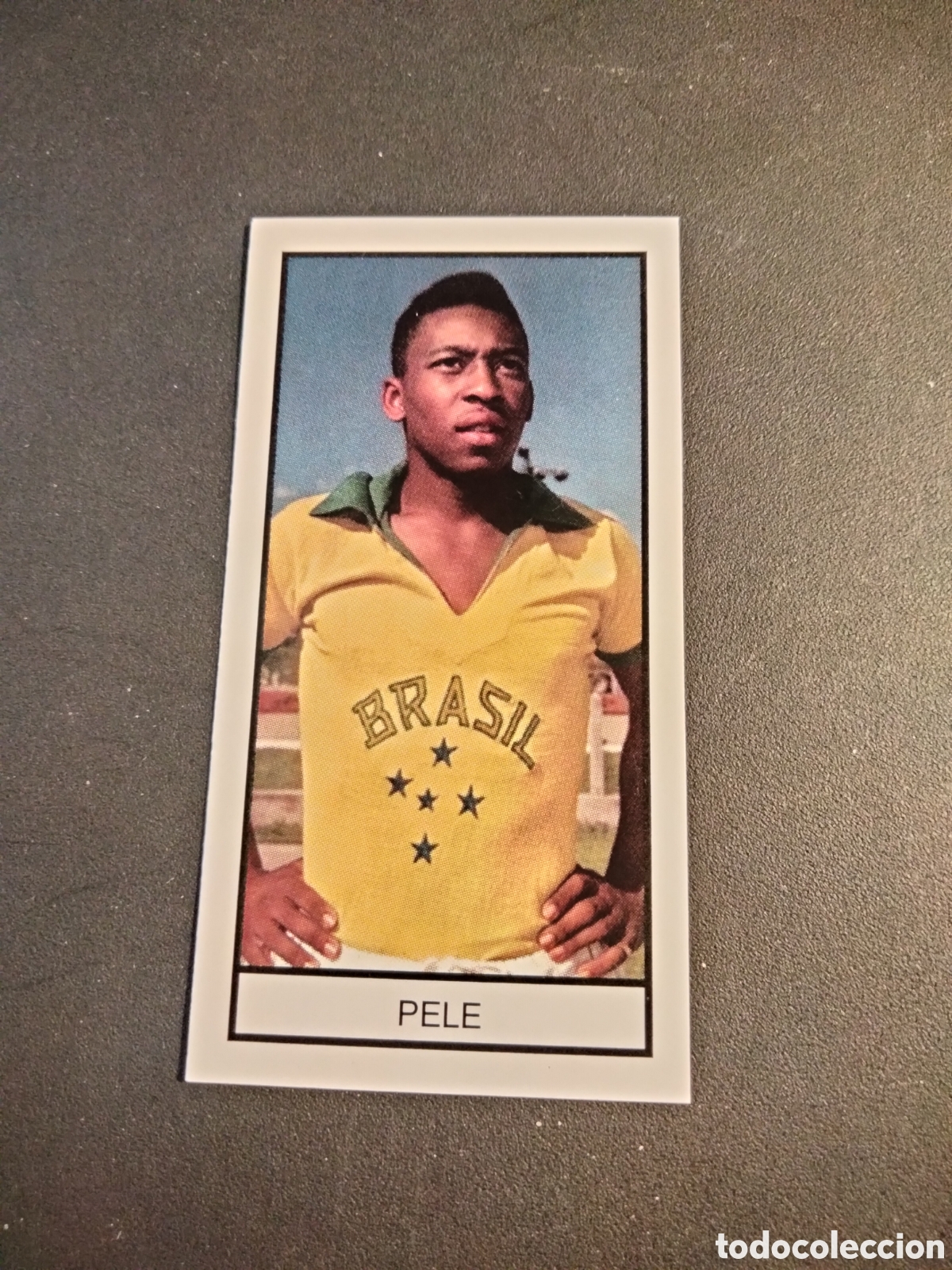 Coleccionismo Cromos antiguos: PELE BRASIL SOCCER MEMORIES ISSUED BY MEMORY LANE