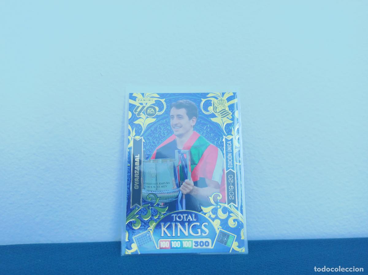 Coleccionismo Cromos antiguos: TOTAL KINGS 2019 2020 EDICION UNICA OYARZABAL TOTAL KINGS REAL SOCIEDAD CROMO ADRENALYN XL 25 26
