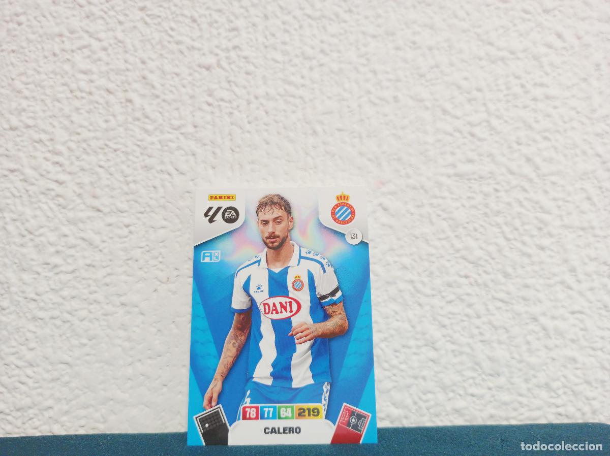 Coleccionismo Cromos antiguos: 131 CALERO BASE RCD ESPANYOL PANINI ADRENALYN XL 25 26