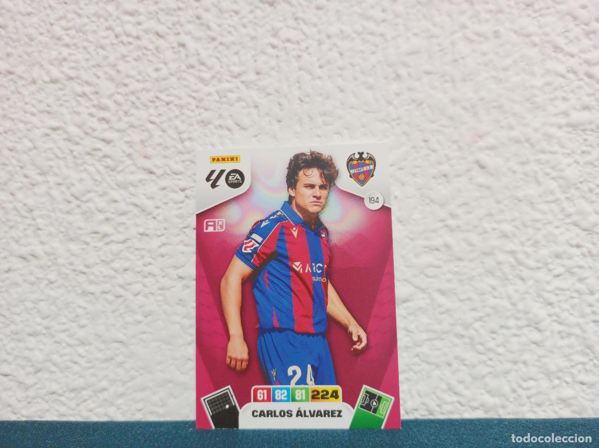 Coleccionismo Cromos antiguos: 194 CARLOS ALVAREZ BASE LEVANTE UD PANINI ADRENALYN XL 25 26