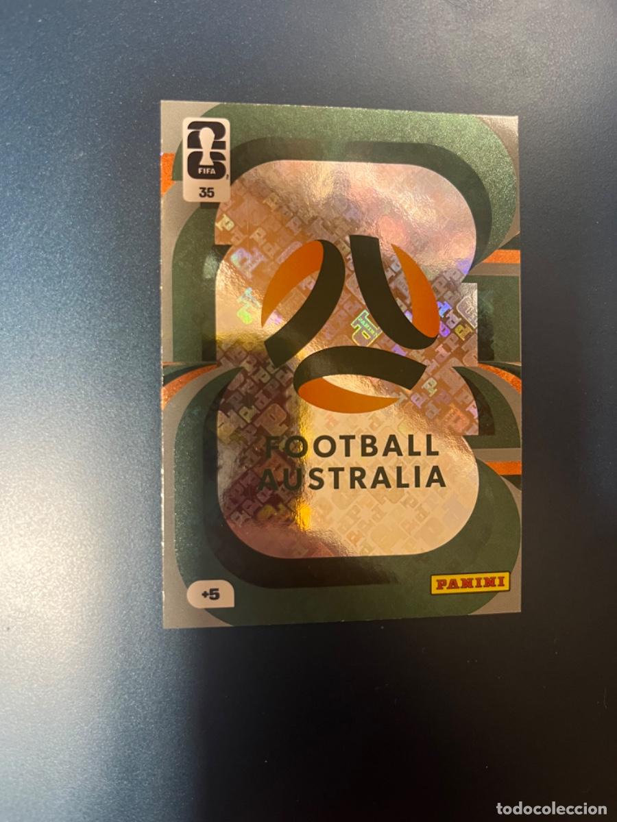 Coleccionismo Cromos antiguos: 35 escudo australia adrenalyn world cup mundial 2026