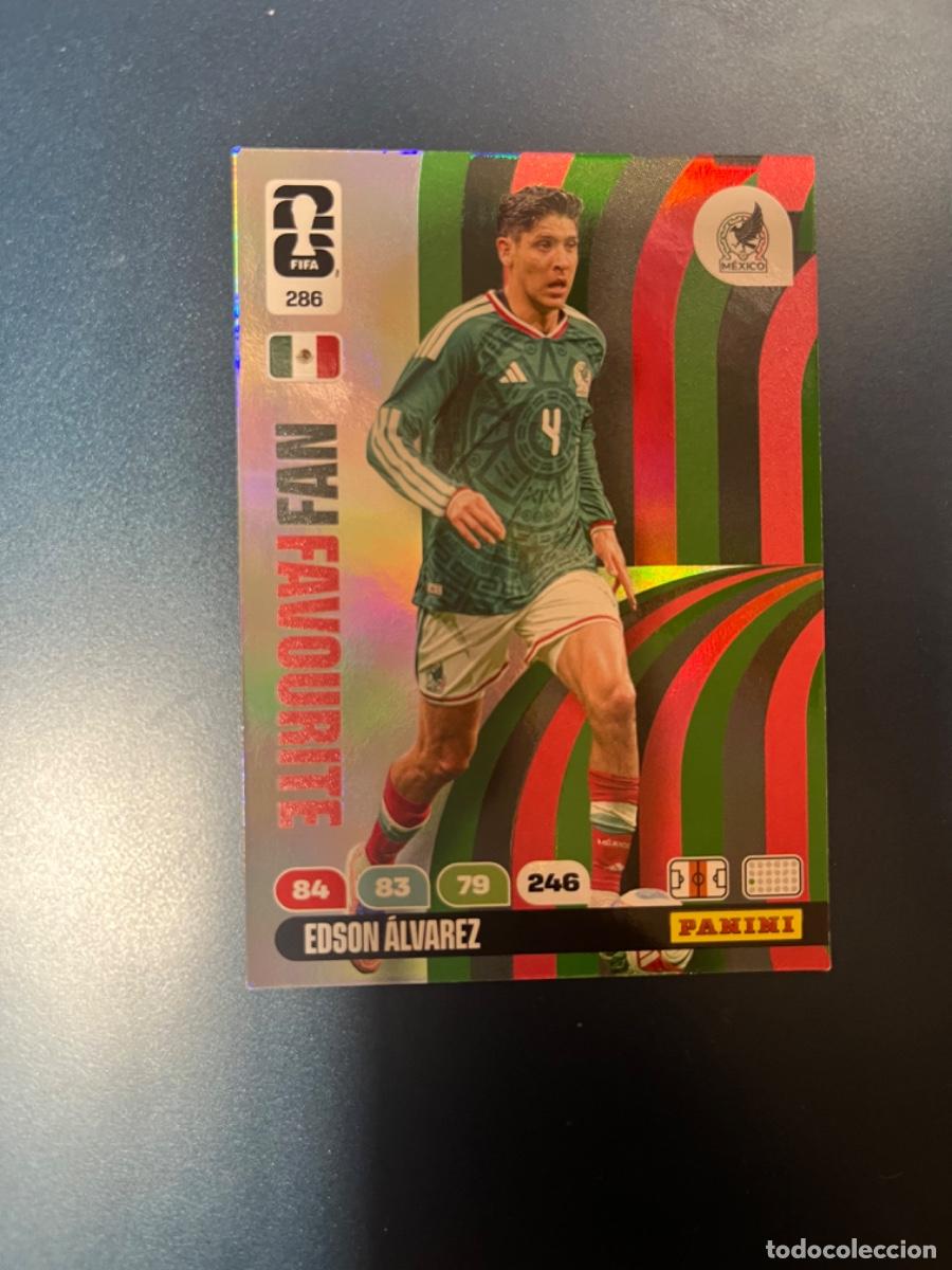 Coleccionismo Cromos antiguos: 286 edson alvarez mexico fan favourite adrenalyn world cup mundial 2026