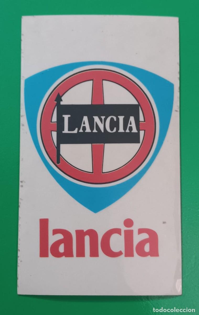 Coleccionismo Cromos antiguos: CROMO ALBUM ESCUDOS ADHESIVOS MOTOS COCHES FUTBOL MARCAS DIDEC LANCIA NUMERO 201