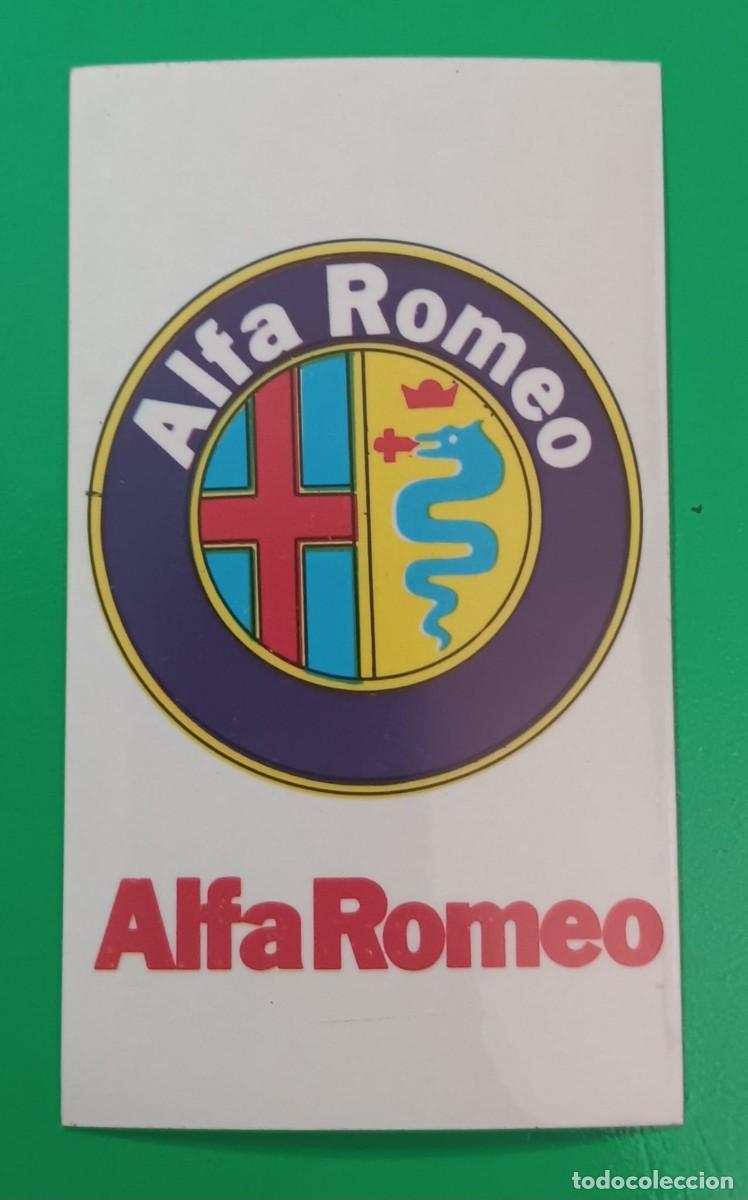 Coleccionismo Cromos antiguos: CROMO ALBUM ESCUDOS ADHESIVOS MOTOS COCHES FUTBOL MARCAS DIDEC ALFA ROMEO NUMERO 197