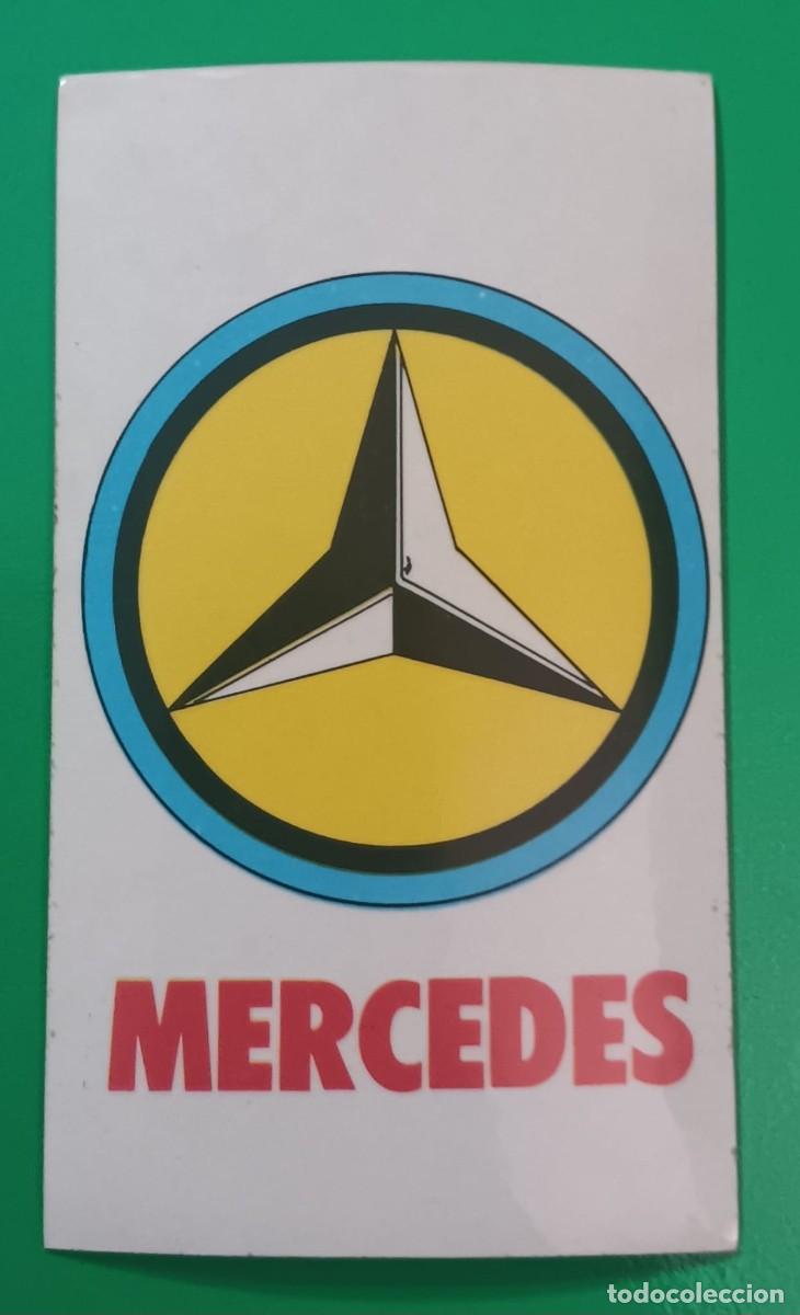 Coleccionismo Cromos antiguos: CROMO ALBUM ESCUDOS ADHESIVOS MOTOS COCHES FUTBOL MARCAS DIDEC MERCEDES NUMERO 208