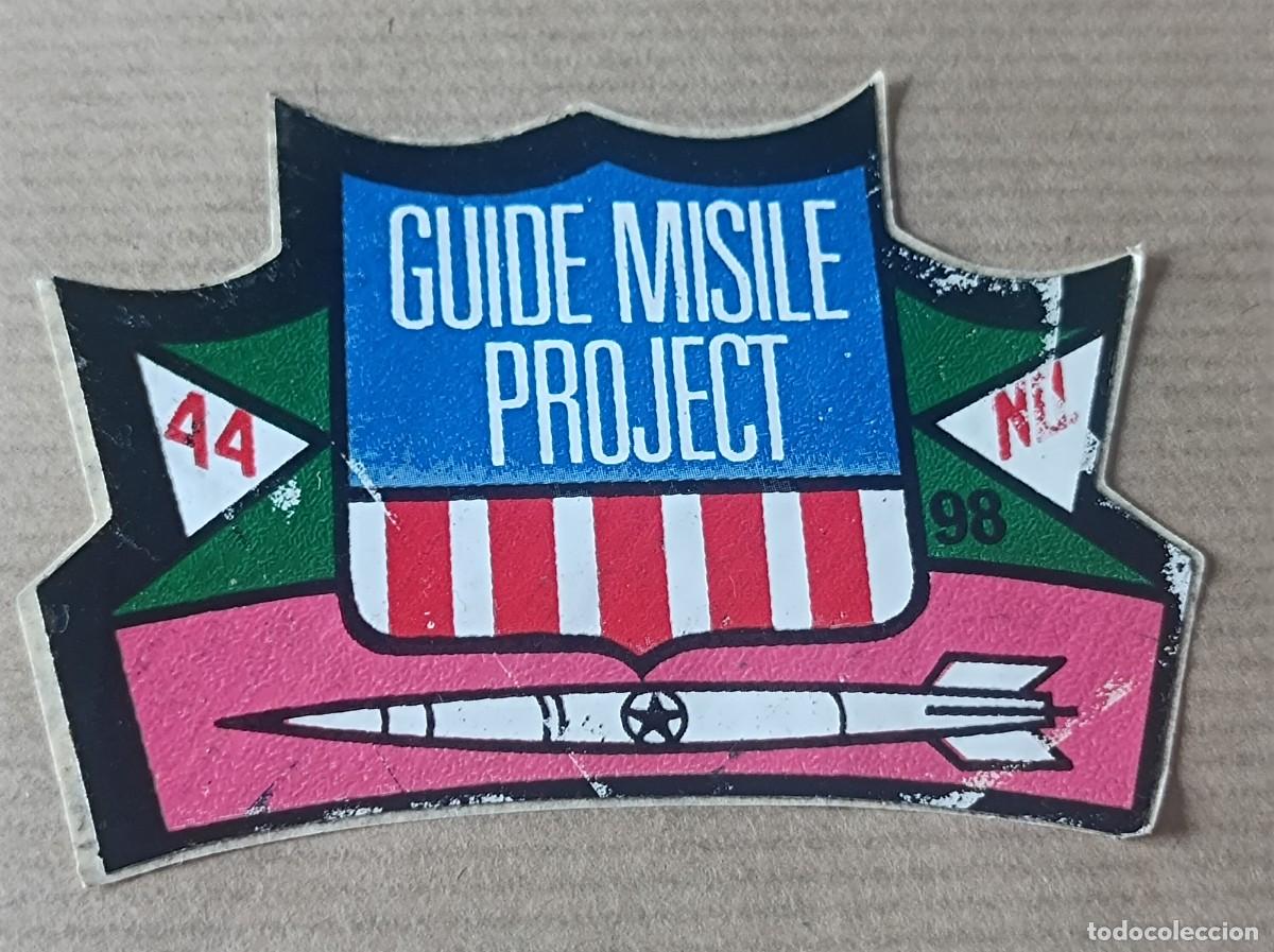 Coleccionismo Cromos antiguos: CROMO ADHESIVO SUPER EMBLEMAS BIBMO N&ordm; 98 GUIDE MISILE PROJECT