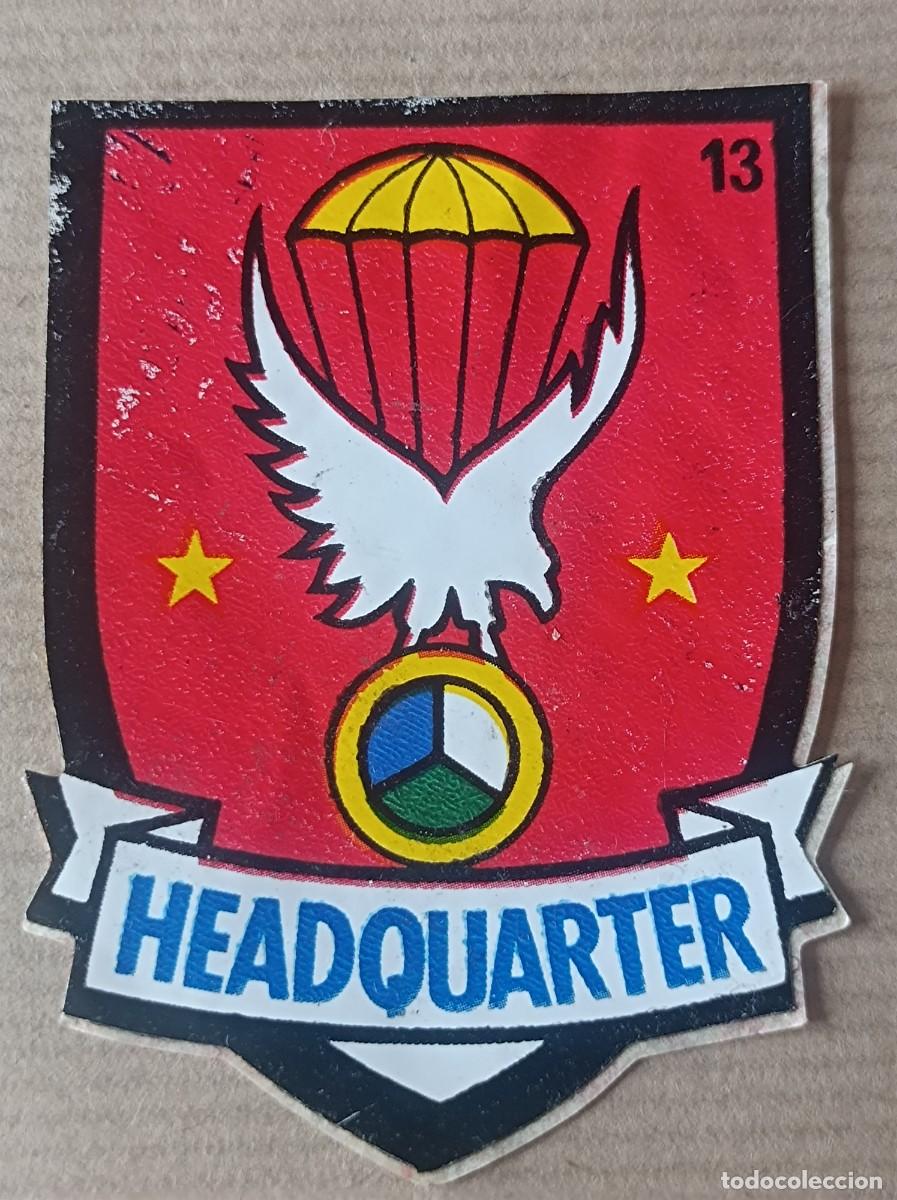 Coleccionismo Cromos antiguos: CROMO ADHESIVO SUPER EMBLEMAS BIBMO N&ordm; 13 HEADQUARTER