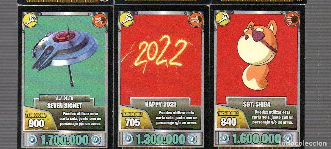 Coleccionismo Cromos antiguos: NUEVE CROMO DE FORTNITE TRADING CARD GAME N&ordm; 4002 4003 4018 4020 4023 4028 4033 4038 4043