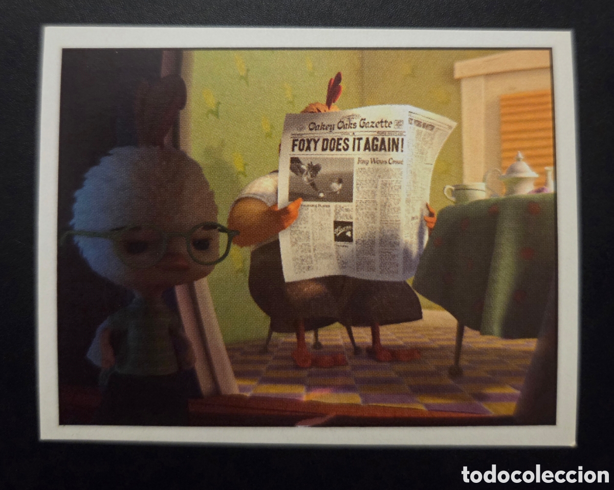 Coleccionismo Cromos antiguos: CROMO N&deg; 53 CHICKEN LITTLE A&Ntilde;O 2005 PANINI