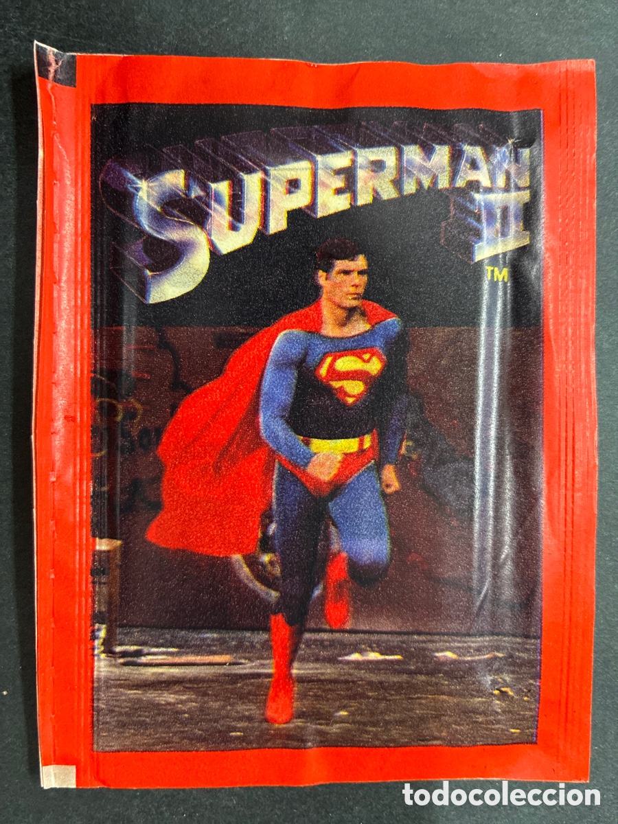 Coleccionismo Cromos antiguos: SOBRE CROMOS SIN ABRIR ALBUM PELICULA SUPERMAN II EDITORIAL FHER