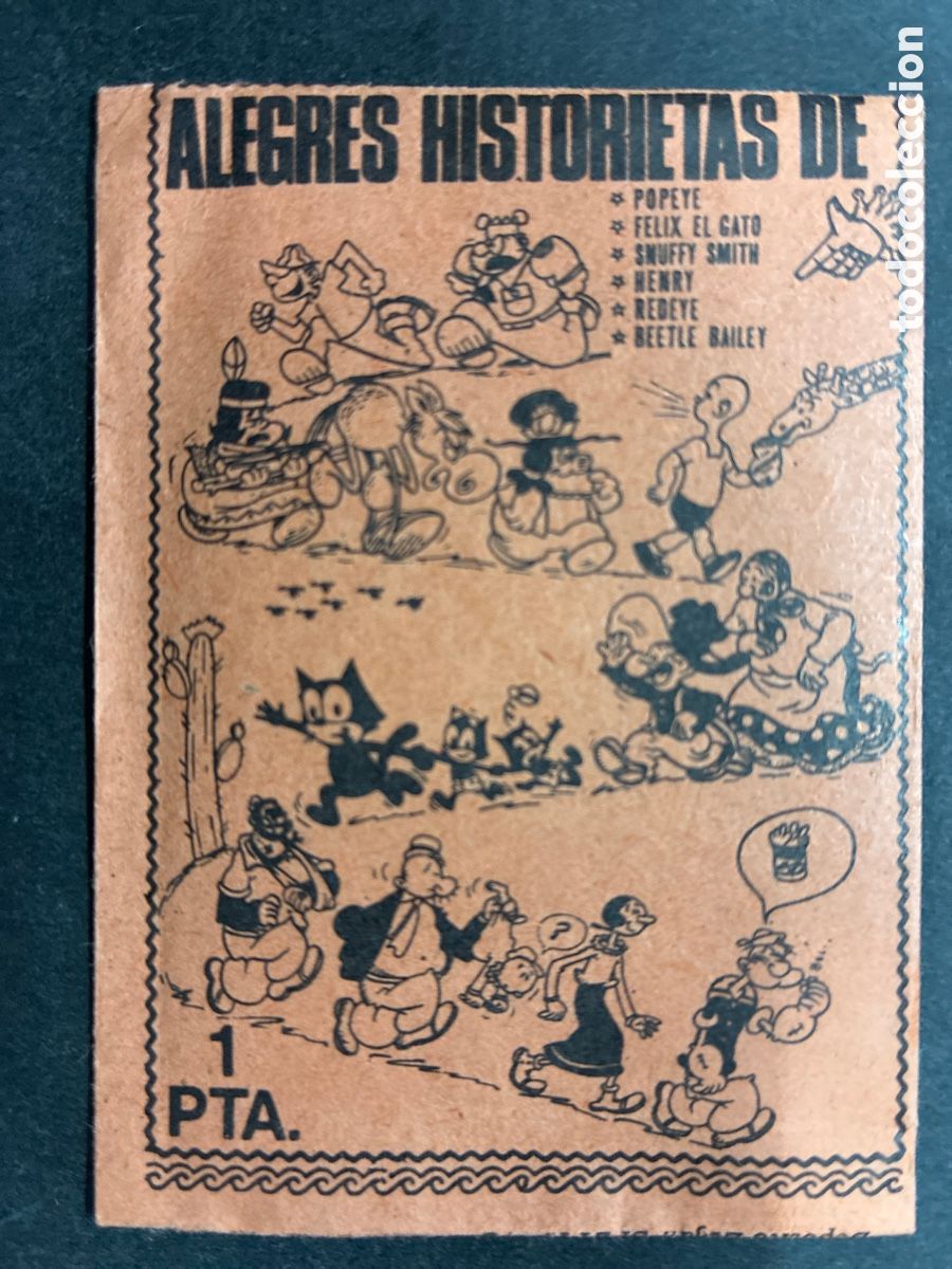 Coleccionismo Cromos antiguos: SOBRE CROMOS SIN ABRIR ALBUM ALEGRES HISTORIETAS DE POPEYE ... EDITORIAL FHER