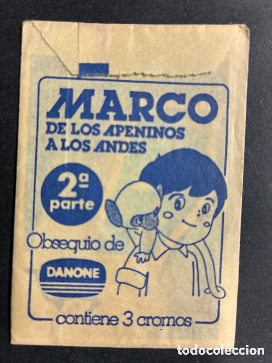 Collezionismo Figurine antiche: SOBRE CROMOS SIN ABRIR ALBUM SERIE T.V MARCO 2&ordf; DANONE