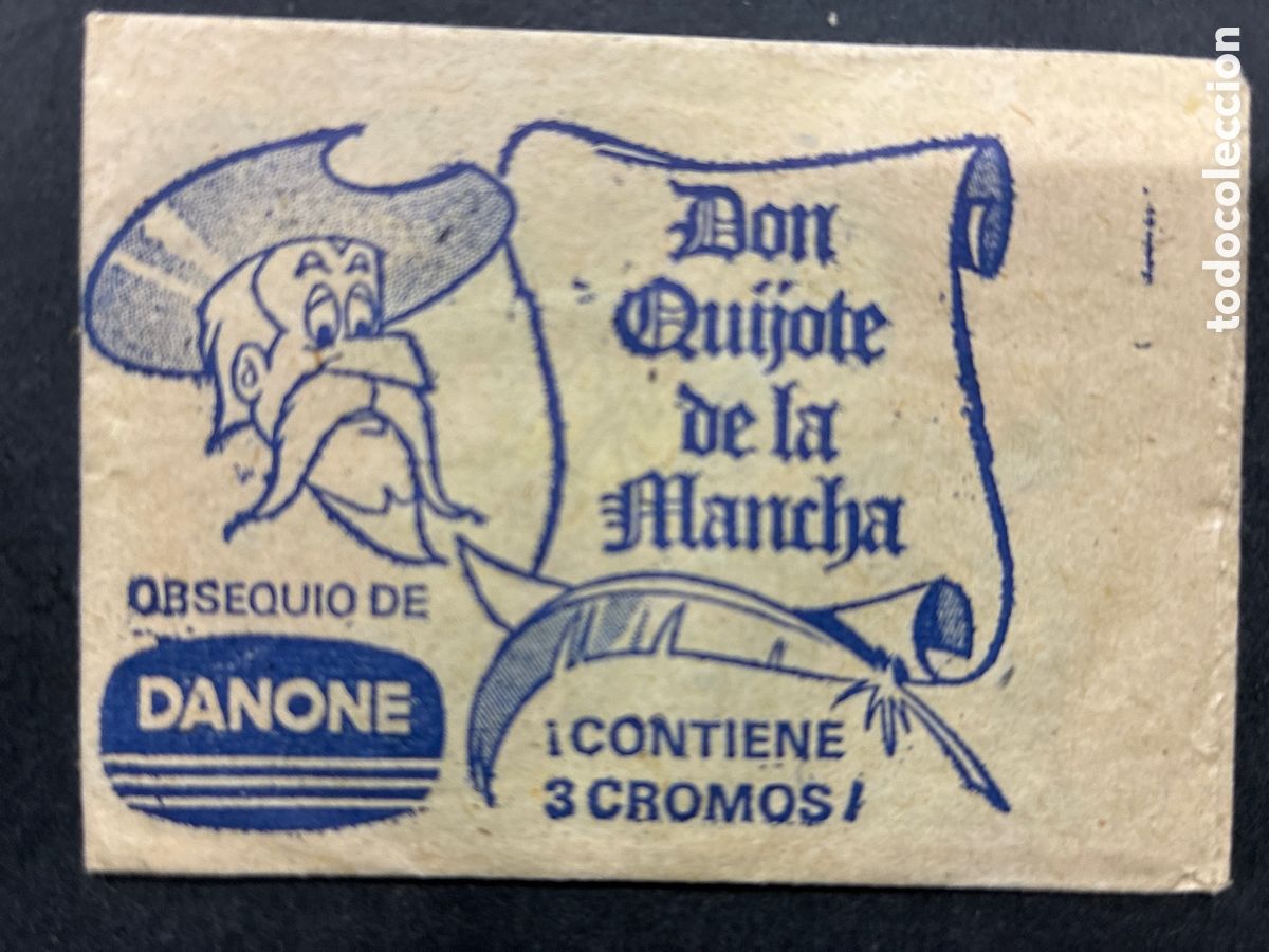 Coleccionismo Cromos antiguos: SOBRE CROMOS SIN ABRIR ALBUM SERIE DON QUIJOTE DE LA MANCHA DANONE