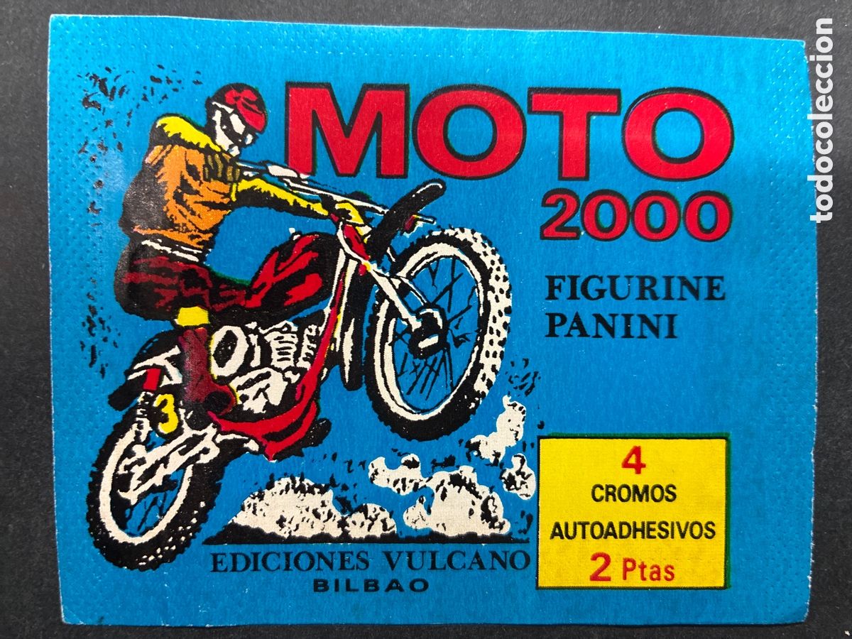 Coleccionismo Cromos antiguos: SOBRE CROMOS SIN ABRIR ALBUM MOTO 2000 EDITORIAL PANINI