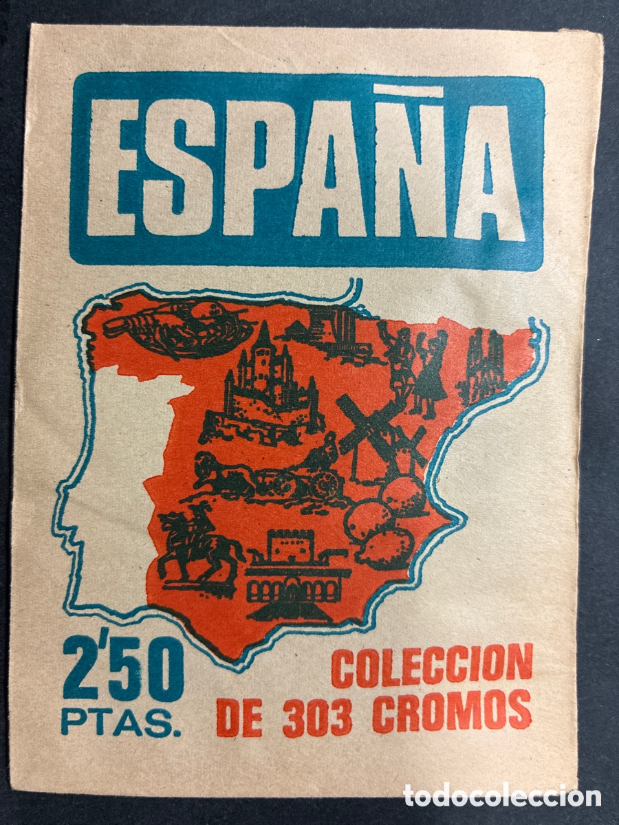 Collezionismo Figurine antiche: SOBRE CROMOS SIN ABRIR ESPA&Ntilde;A EDITORIAL BRUGUERA
