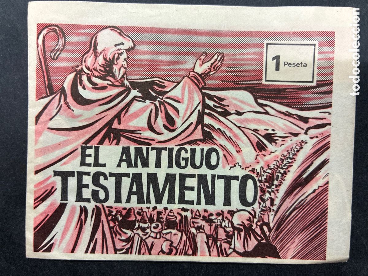 Coleccionismo Cromos antiguos: SOBRE CROMOS SIN ABRIR ALBUM EL ANTIGUO TESTAMENTO