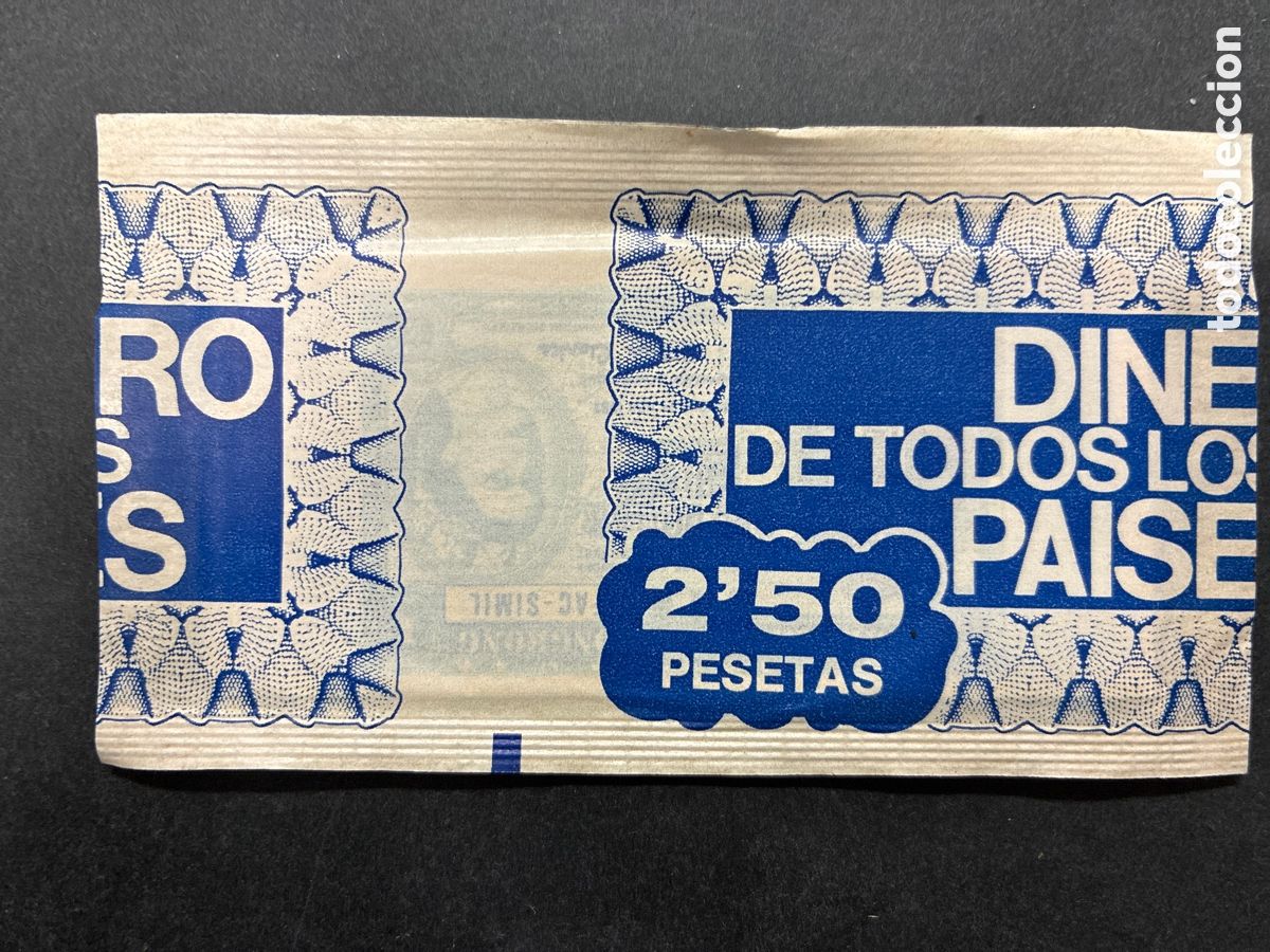 Sammeln alte Sammelbilder: SOBRE CROMOS SIN ABRIR ALBUM DINERO DE TODOS LOS PAISES