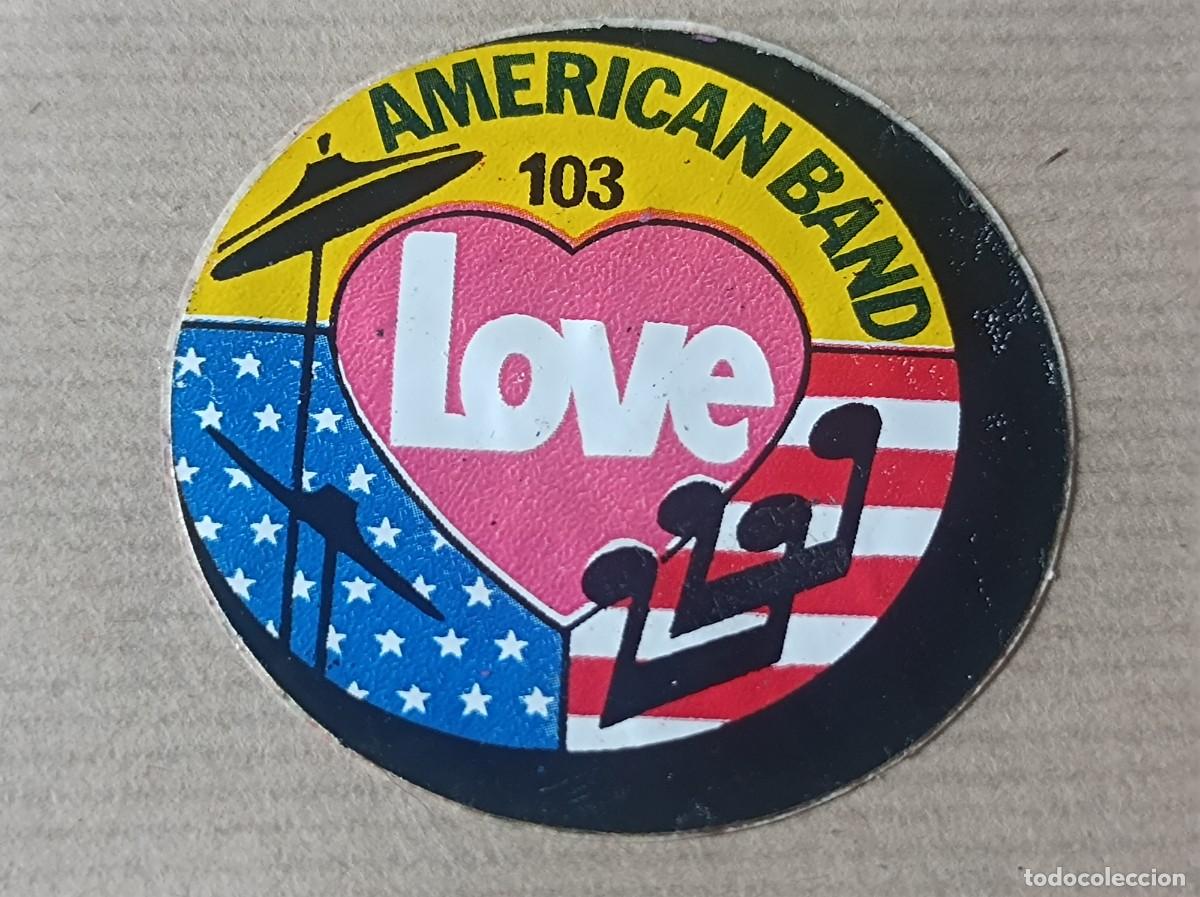 Coleccionismo Cromos antiguos: CROMO ADHESIVO SUPER EMBLEMAS BIBMO N&ordm; 103 AMERICAN BAND