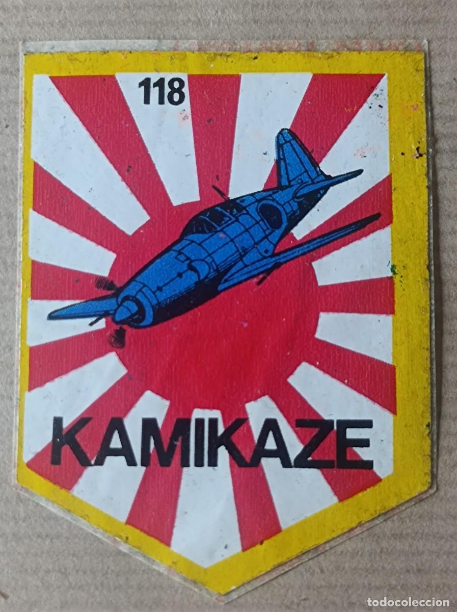 Coleccionismo Cromos antiguos: CROMO ADHESIVO SUPER EMBLEMAS BIBMO N&ordm; 118 KAMIKAZE