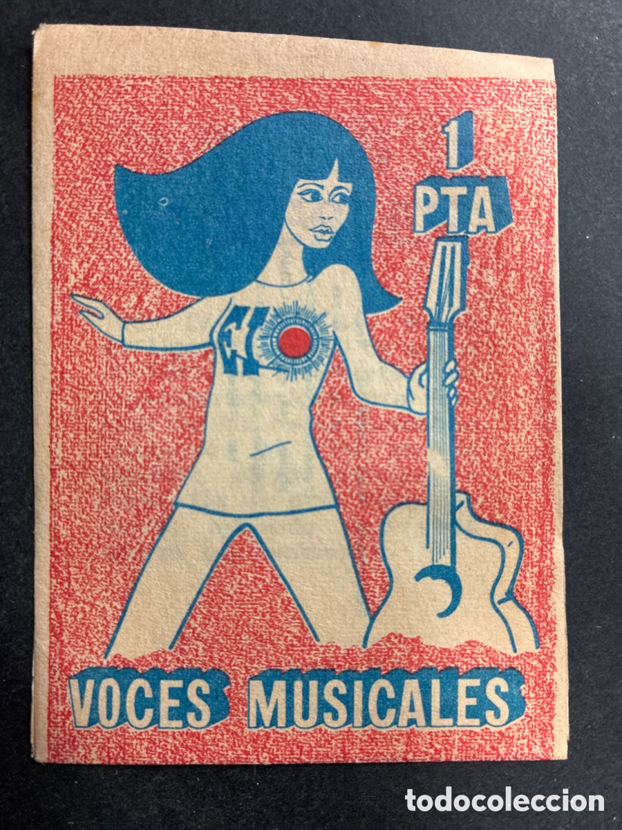 Coleccionismo Cromos antiguos: SOBRE CROMOS SIN ABRIR ALBUM VOCES MUSICALES EDITORIAL RUIZ ROMERO