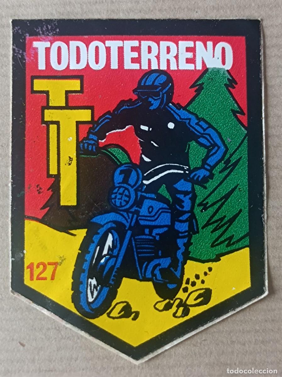 Coleccionismo Cromos antiguos: CROMO ADHESIVO SUPER EMBLEMAS BIBMO N&ordm; 127 TODOTERRENO