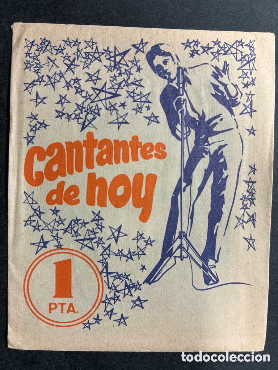 Coleccionismo Cromos antiguos: SOBRE CROMOS SIN ABRIR ALBUM CANTANTES DE HOY EDITORIAL RUIZ ROMERO