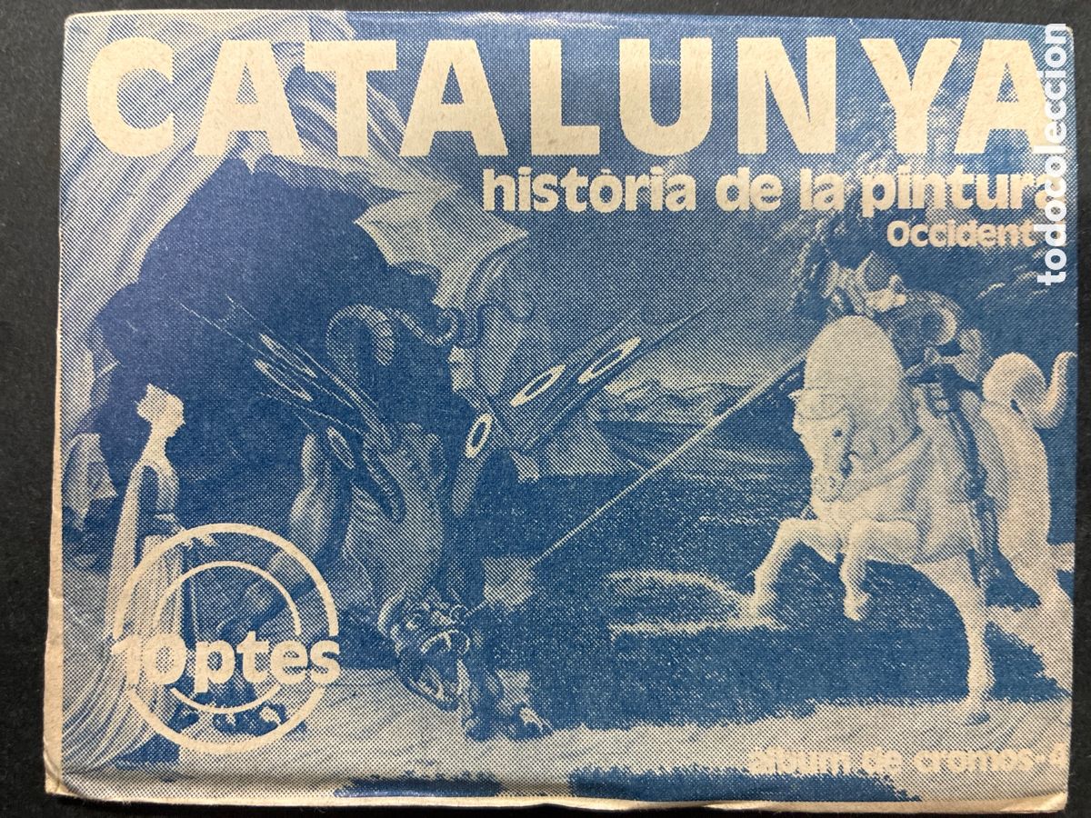 Coleccionismo Cromos antiguos: SOBRE CROMOS SIN ABRIR ALBUM CATALUNYA HISTORIA DE LA PINTURA