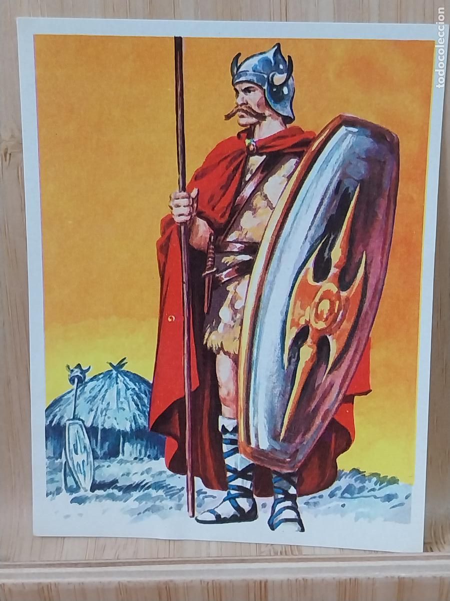 Coleccionismo Cromos antiguos: SOLDADO IBERO CROMOHISTORIA A&Ntilde;O 1967 CROMO 52 *** SIN PEGAR NUNCA MAGA 9X7CMS ORIGINAL VINTAGE