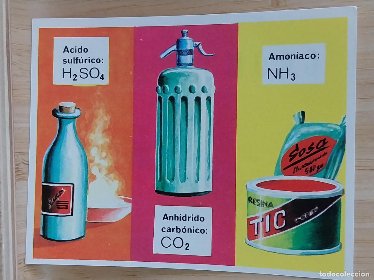 Coleccionismo Cromos antiguos: QU&Iacute;MICA CROMOHISTORIA A&Ntilde;O 1967 CROMO 198 * SIN PEGAR NUNCA MAGA 9X7CMS ORIGINAL VINTAGE