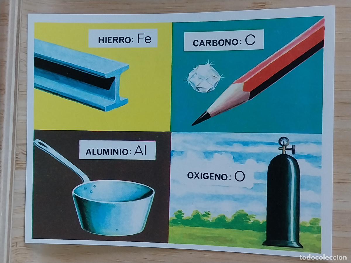 Coleccionismo Cromos antiguos: ELEMENTOS QU&Iacute;MICOS CROMOHISTORIA A&Ntilde;O 1967 CROMO 197 * SIN PEGAR NUNCA MAGA 9X7CMS ORIGINAL VINTAGE