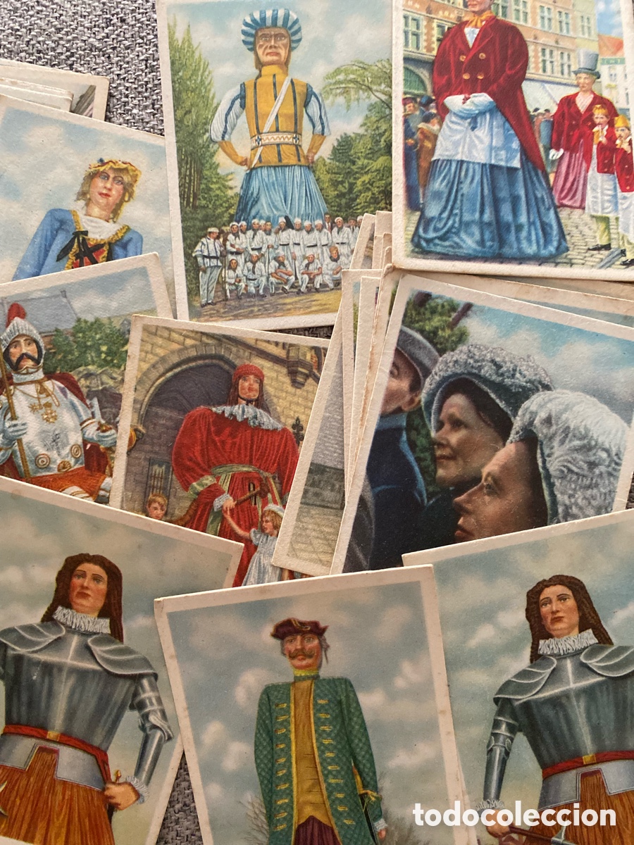 Collectable Antique Stickers: Cromos Folklore Belge edite Co&ntilde;e d&rsquo;Or