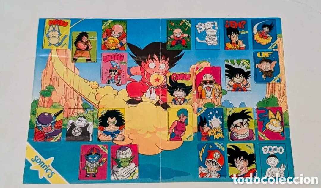 Coleccionismo Cromos antiguos: Album cromos Chicles Sonric's Dragon Ball. Bola de Dragon. Sonrics