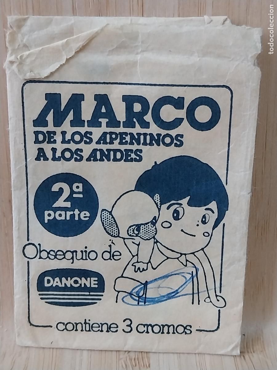 Coleccionismo Cromos antiguos: MARCO DE LOS APENINOS A LOS ANDES 2&ordf; PARTE PROMO YOGUR DANONE SOBRE VACIO