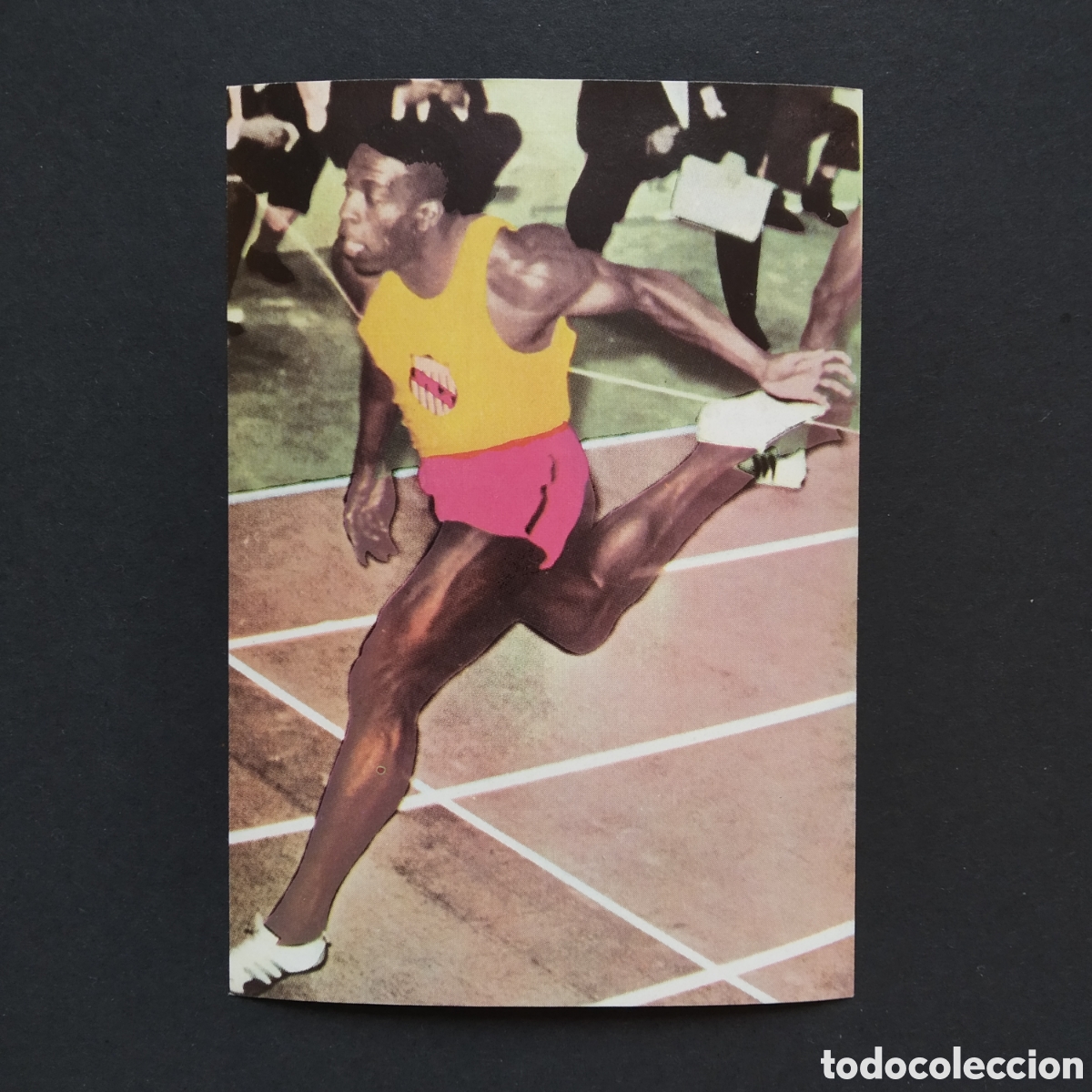 Coleccionismo Cromos antiguos: CROMO - N&ordm; 015 - BOB HAYES - JUEGOS OLIMPICOS- DIFUSORA DE CULTURA - EDICIONES DURA - A&Ntilde;O 1968