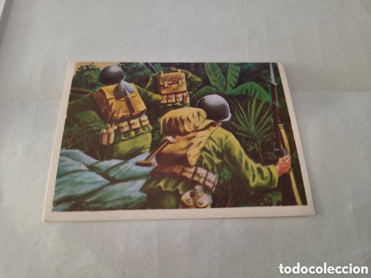 Coleccionismo Cromos antiguos: HECHOS Y SOLDADOS DEL SIGLO XX, MAGA, 1977, CROMO 187