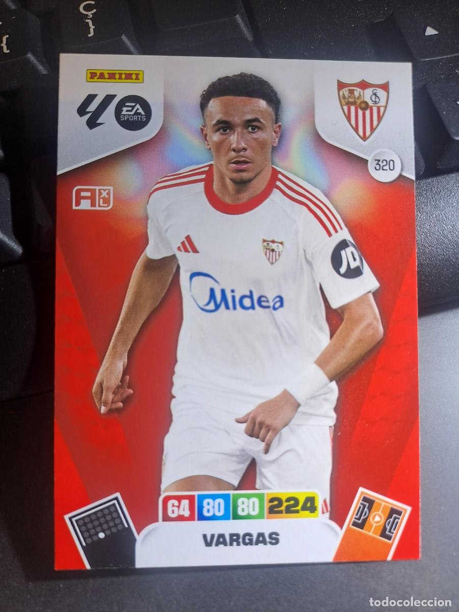 Coleccionismo Cromos antiguos: ADRENALYN XL VARGAS 320 SEVILLA CROMO LIGA 2025 2026 25 26 PANINI