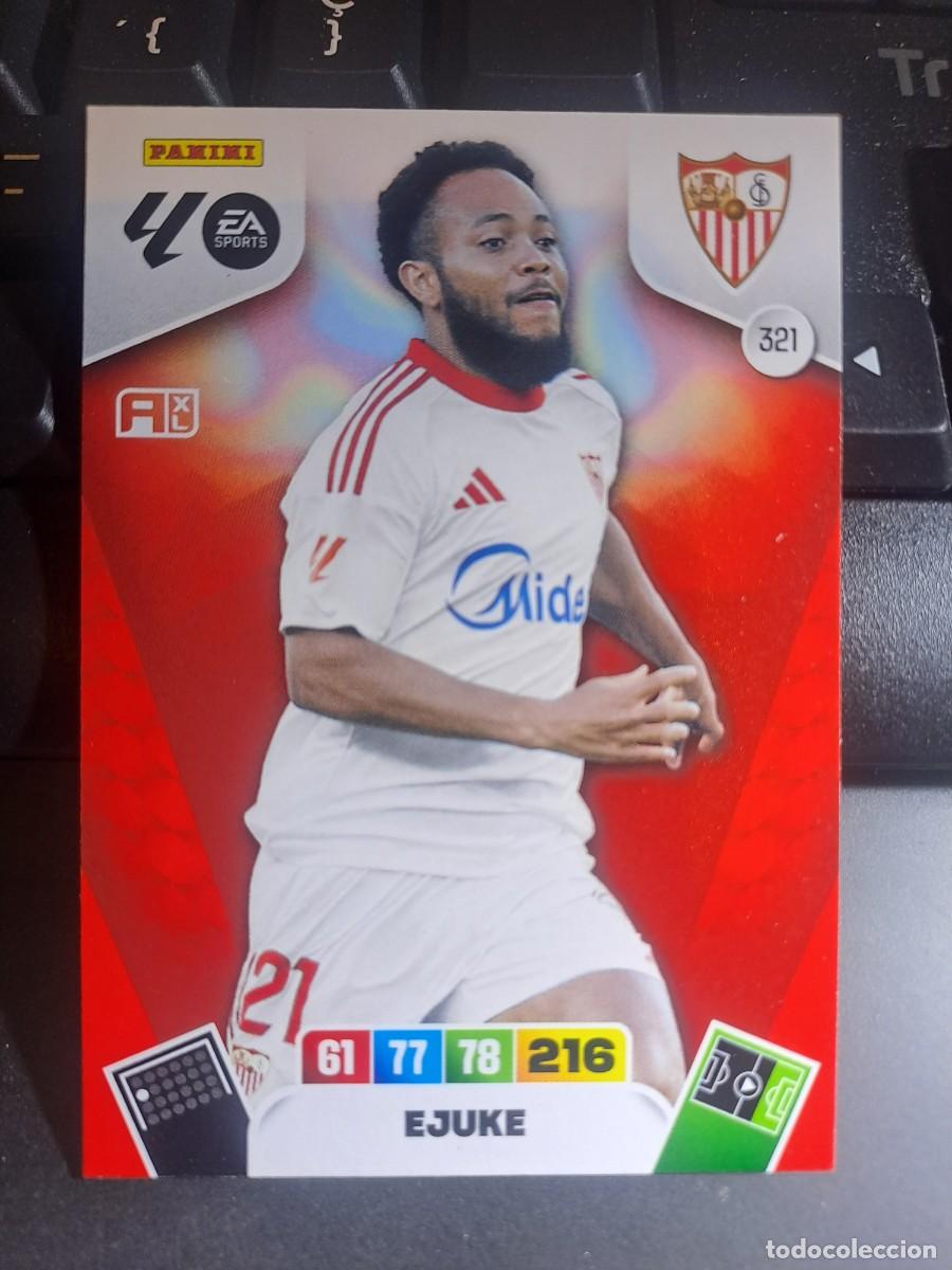 Coleccionismo Cromos antiguos: ADRENALYN XL EJUKE 321 SEVILLA CROMO LIGA 2025 2026 25 26 PANINI