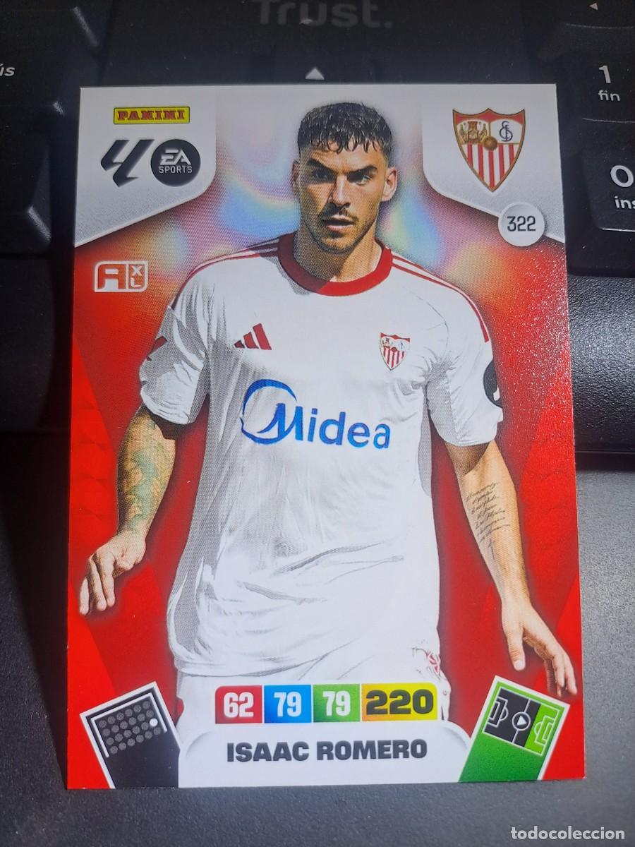 Coleccionismo Cromos antiguos: ADRENALYN XL ISAAC ROMERO 322 SEVILLA CROMO LIGA 2025 2026 25 26 PANINI