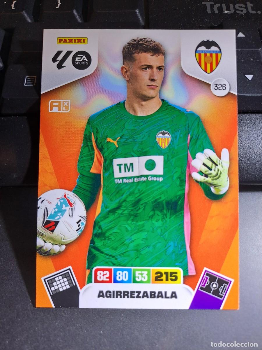 Coleccionismo Cromos antiguos: ADRENALYN XL AGIRREZABALA 326 VALENCIA CROMO LIGA 2025 2026 25 26 PANINI