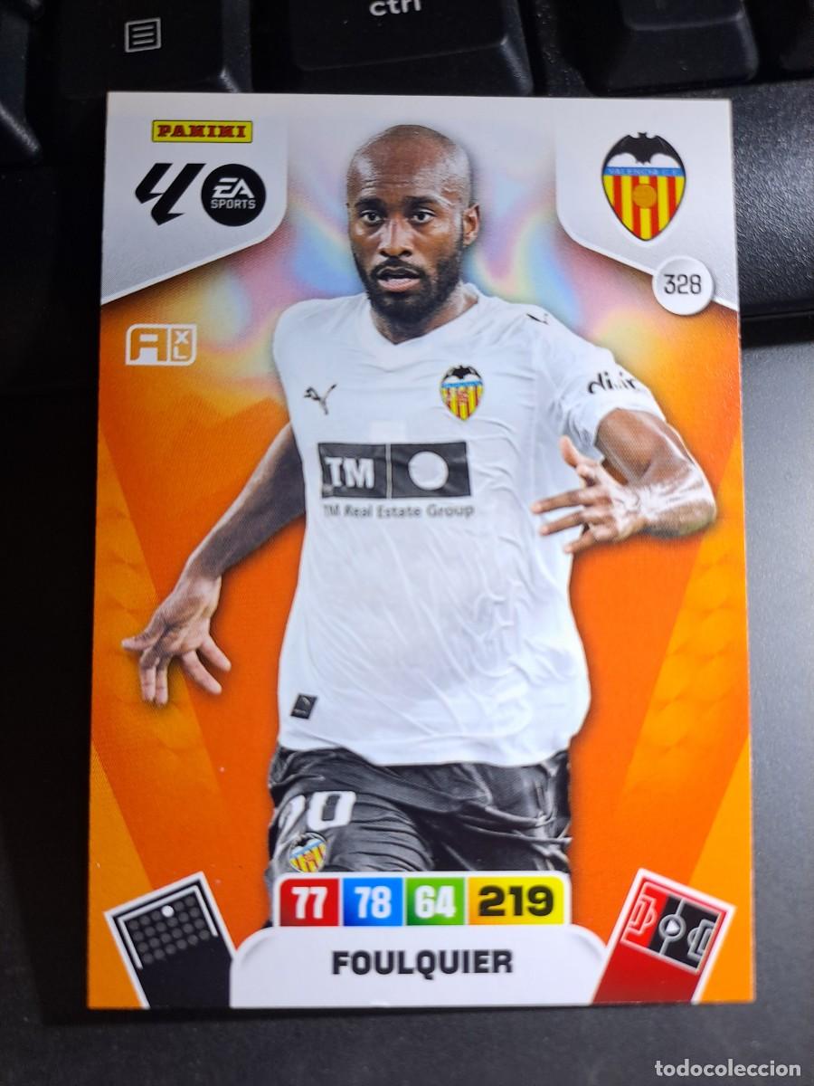 Coleccionismo Cromos antiguos: ADRENALYN XL FOULQUIER 328 VALENCIA CROMO LIGA 2025 2026 25 26 PANINI