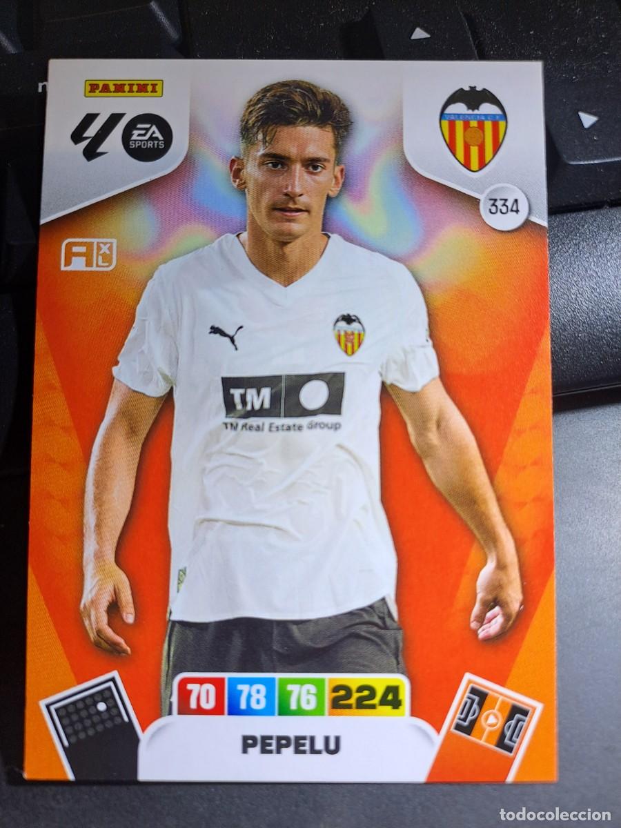 Coleccionismo Cromos antiguos: ADRENALYN XL PEPELU 334 VALENCIA CROMO LIGA 2025 2026 25 26 PANINI