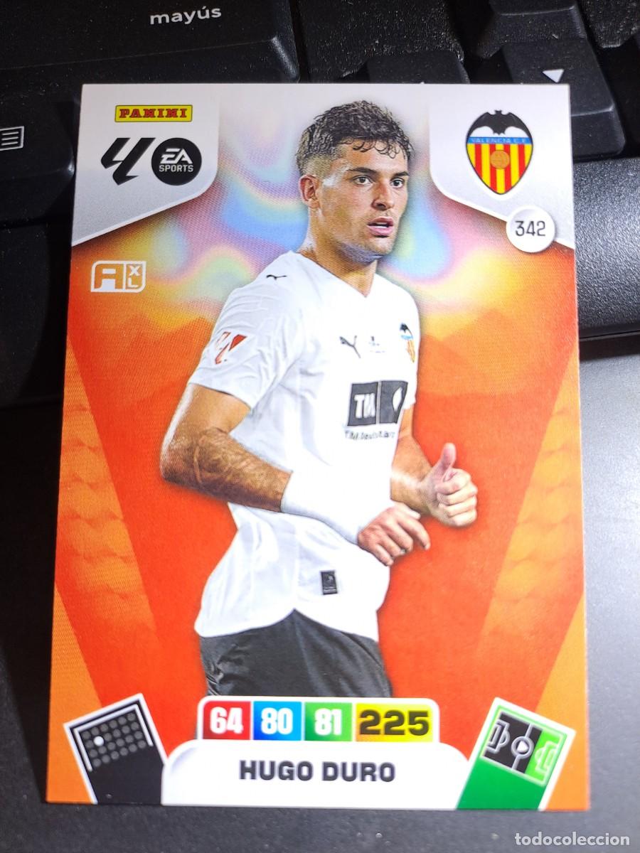 Coleccionismo Cromos antiguos: ADRENALYN XL HUGO DURO 342 VALENCIA CROMO LIGA 2025 2026 25 26 PANINI