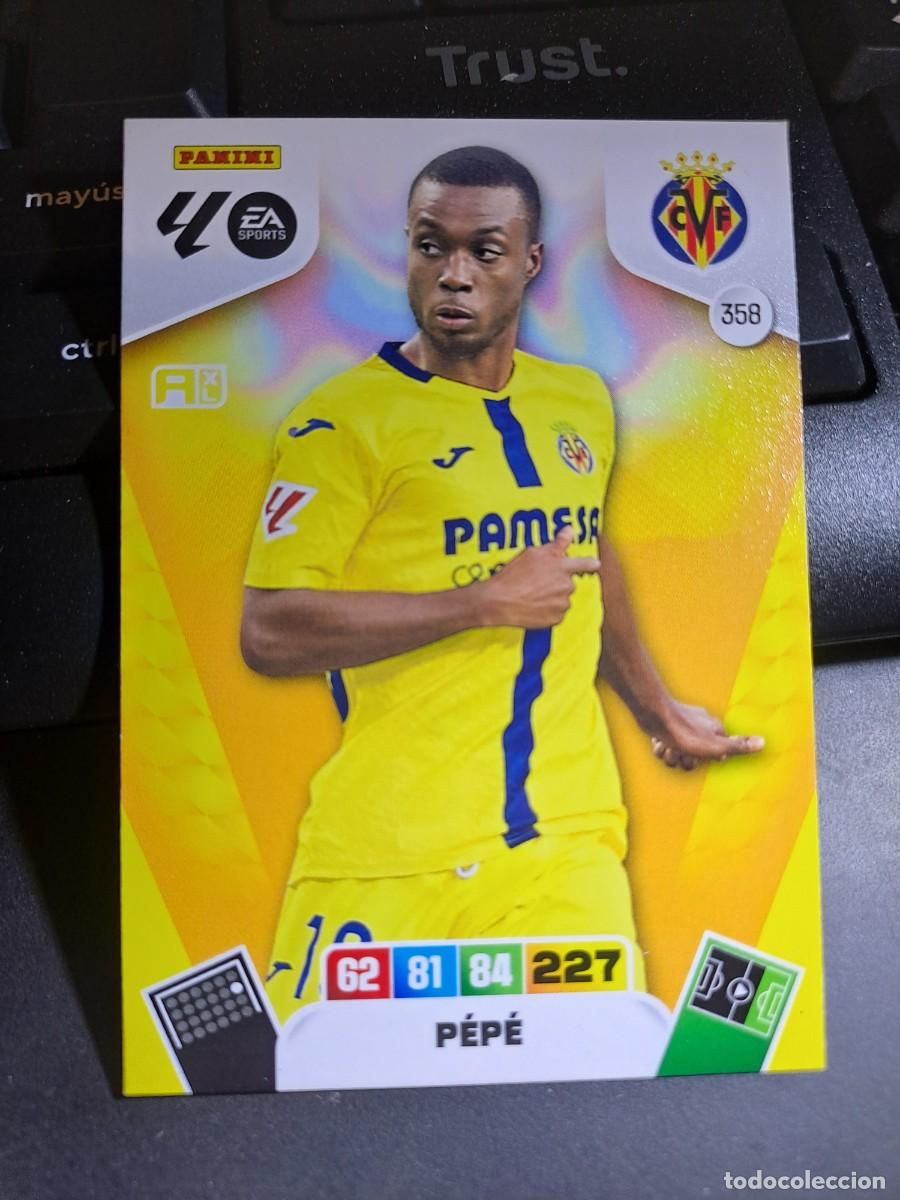 Coleccionismo Cromos antiguos: ADRENALYN XL PEPE 358 VILLARREAL CROMO LIGA 2025 2026 25 26 PANINI