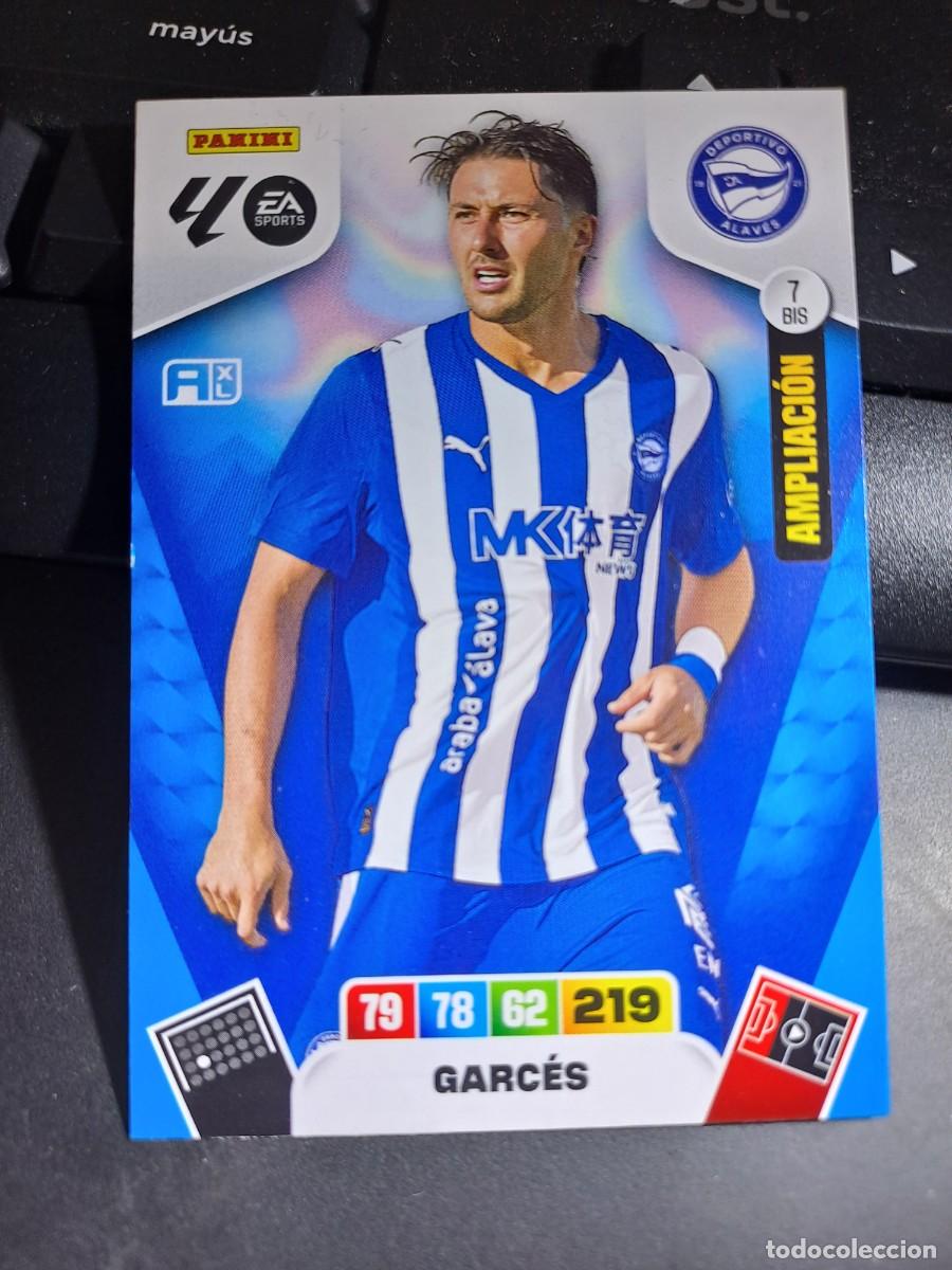 Coleccionismo Cromos antiguos: ADRENALYN XL GARCES 7 BIS AMPLIACION ALAVES CROMO LIGA 2025 2026 25 26 PANINI