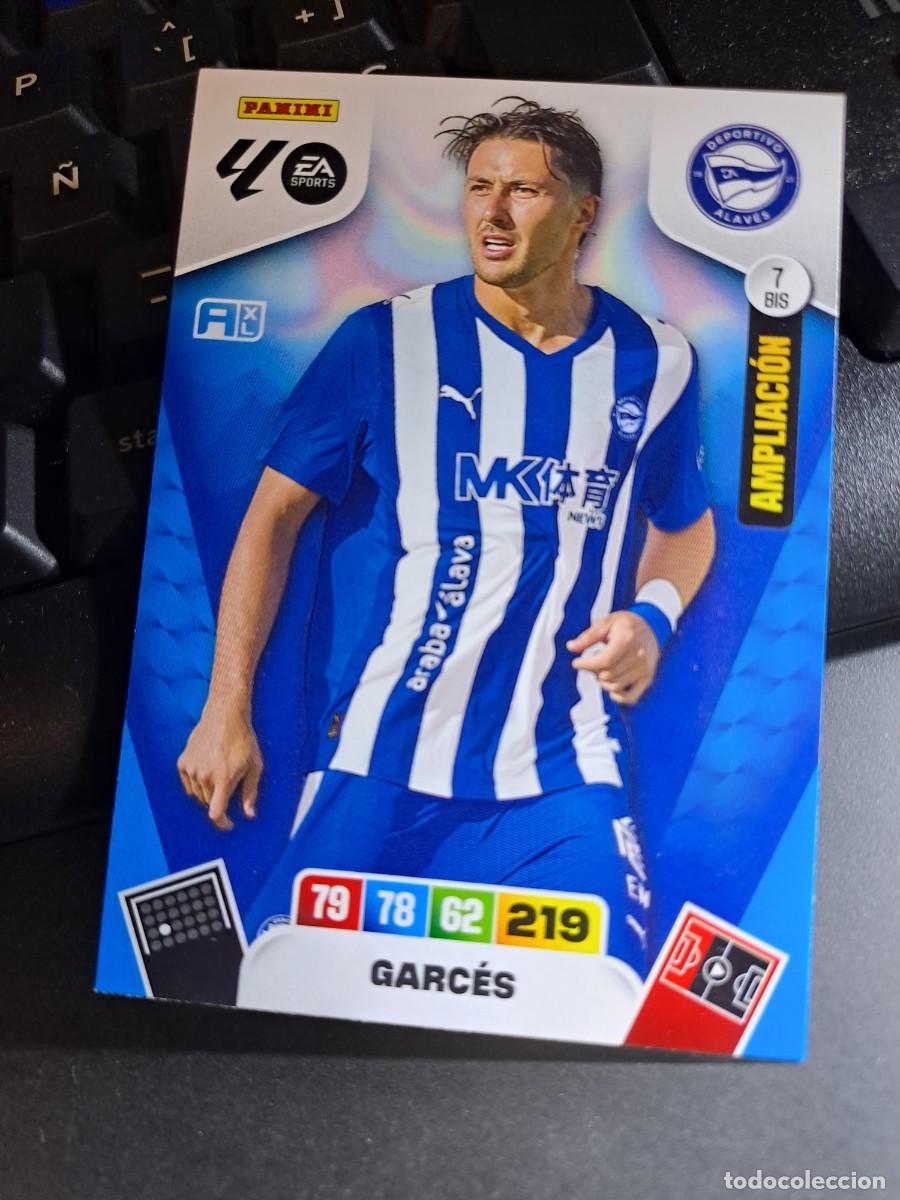 Coleccionismo Cromos antiguos: ADRENALYN XL GARCES 7 BIS AMPLIACION ALAVES CROMO LIGA 2025 2026 25 26 PANINI