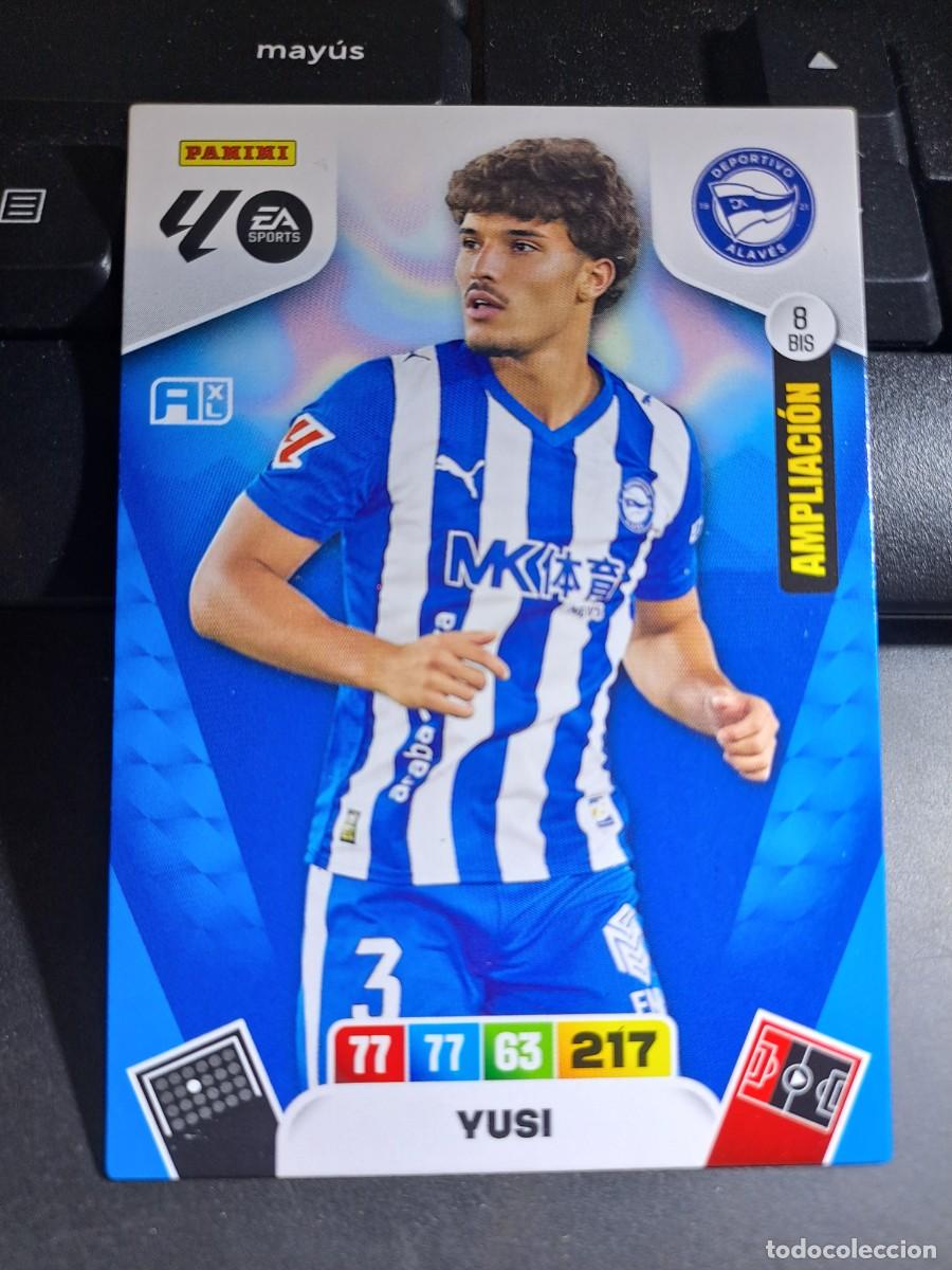 Coleccionismo Cromos antiguos: ADRENALYN XL YUSI 8 BIS AMPLIACION ALAVES CROMO LIGA 2025 2026 25 26 PANINI
