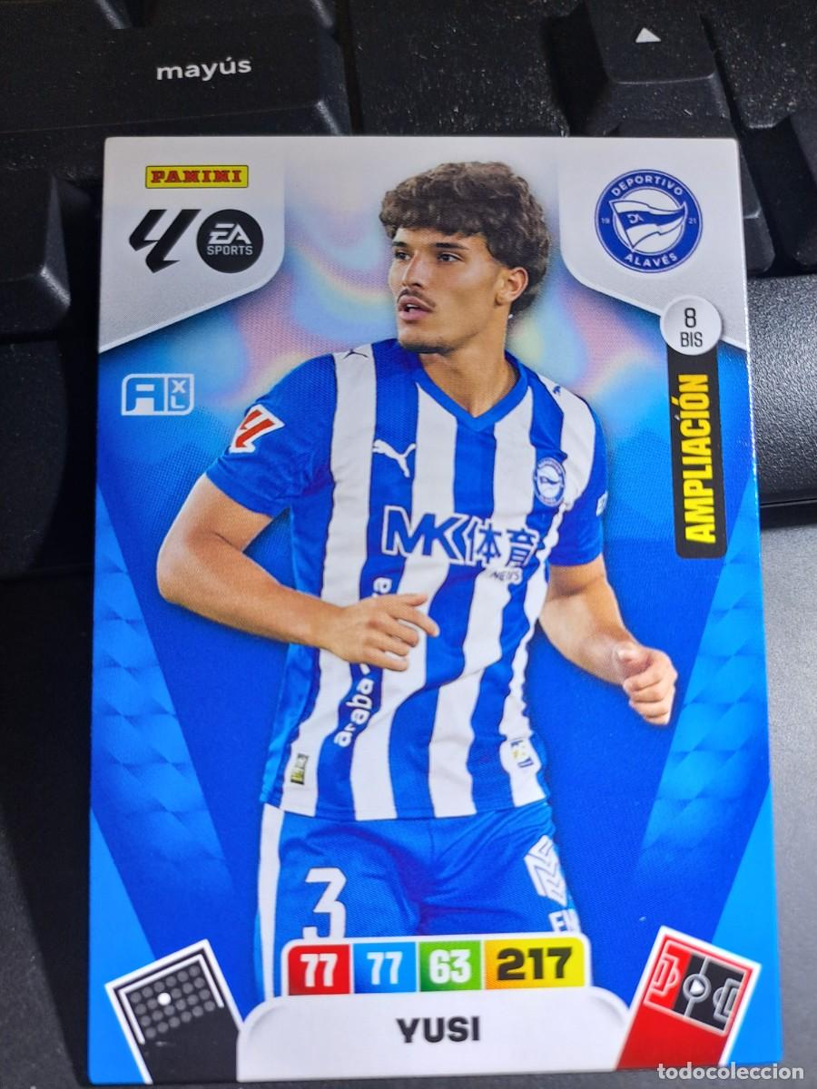 Coleccionismo Cromos antiguos: ADRENALYN XL YUSI 8 BIS AMPLIACION ALAVES CROMO LIGA 2025 2026 25 26 PANINI